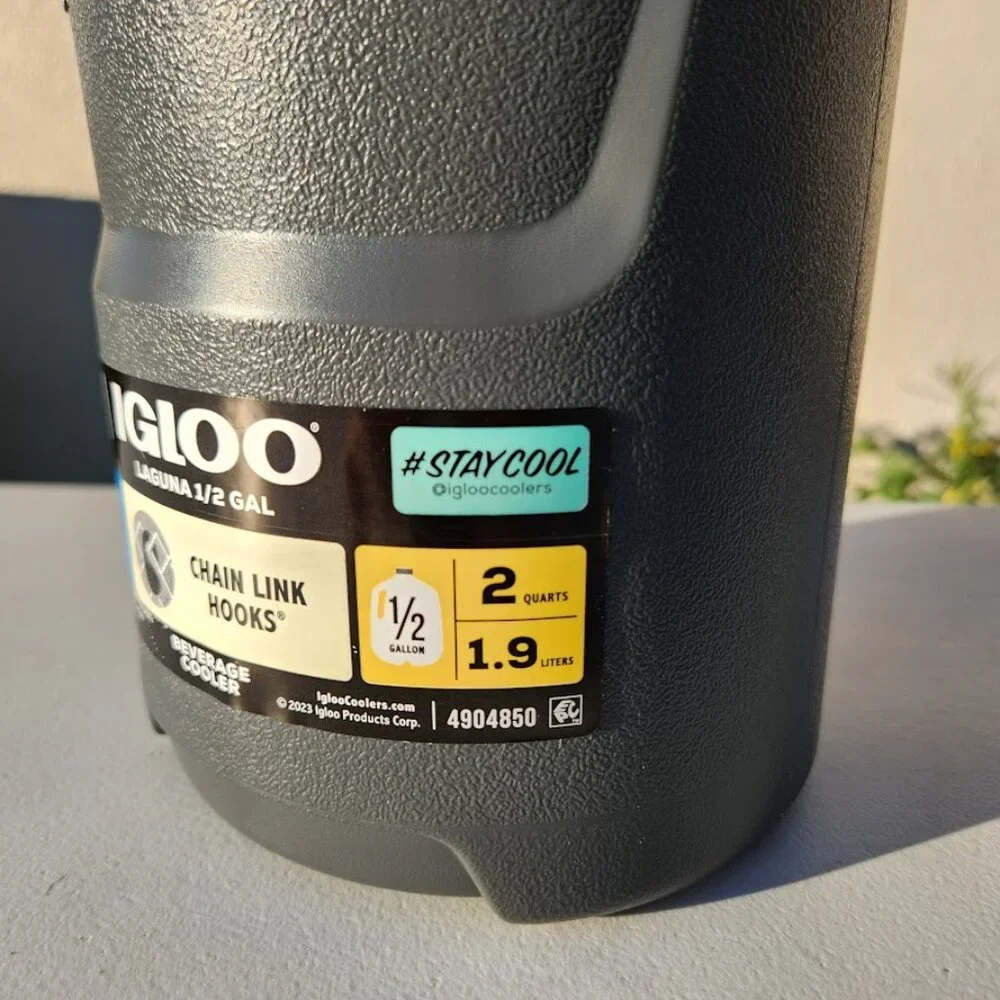 NEW Igloo Half Gallon Tumbler Jug Cooler Beverage Container Thermos 1/2 Gallon S
